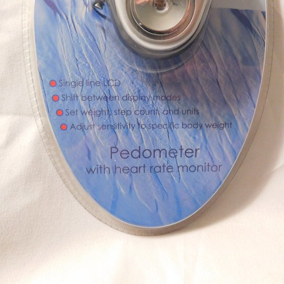 Accu Step Pedometer with Heart Rate Monitor - Picture 2 of 4